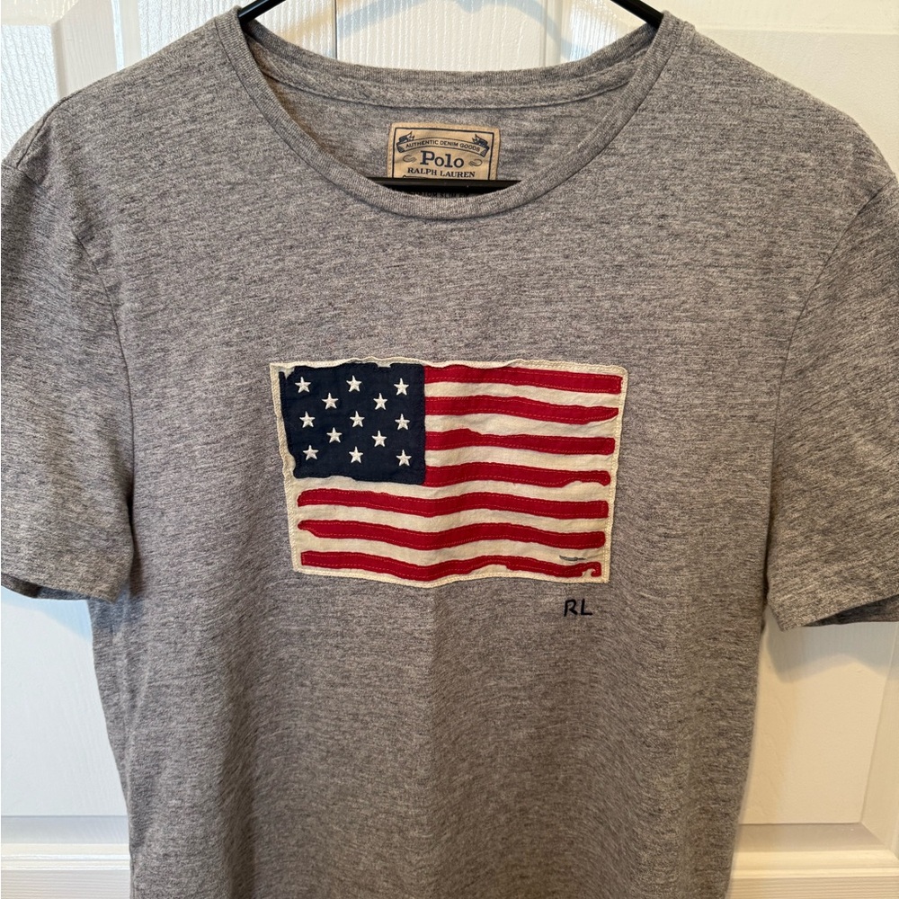 Vintage Ralph Lauren Polo American flag shirt